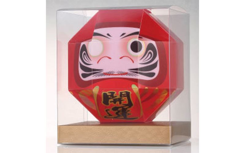 開運達摩祈福盒 - 存錢筒（單入，紅色）