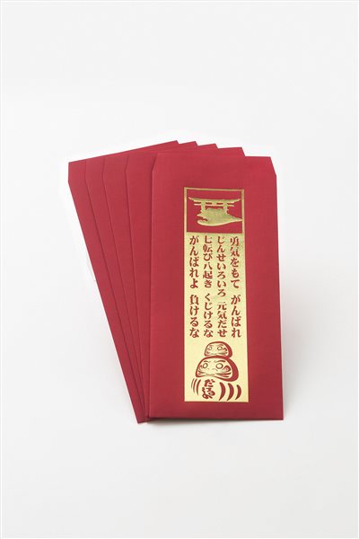 祈福達摩紅包袋(5入，2款)